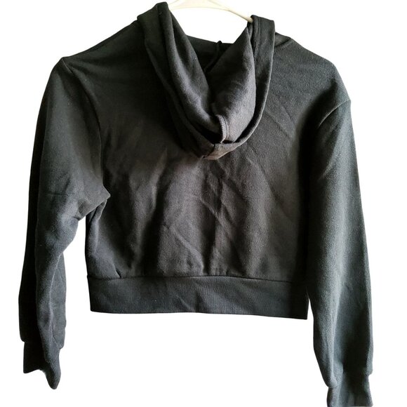 Art Class Black Front zipper closure Hooded Sweatshirt Medium By Art Class - Picture 3 of 7